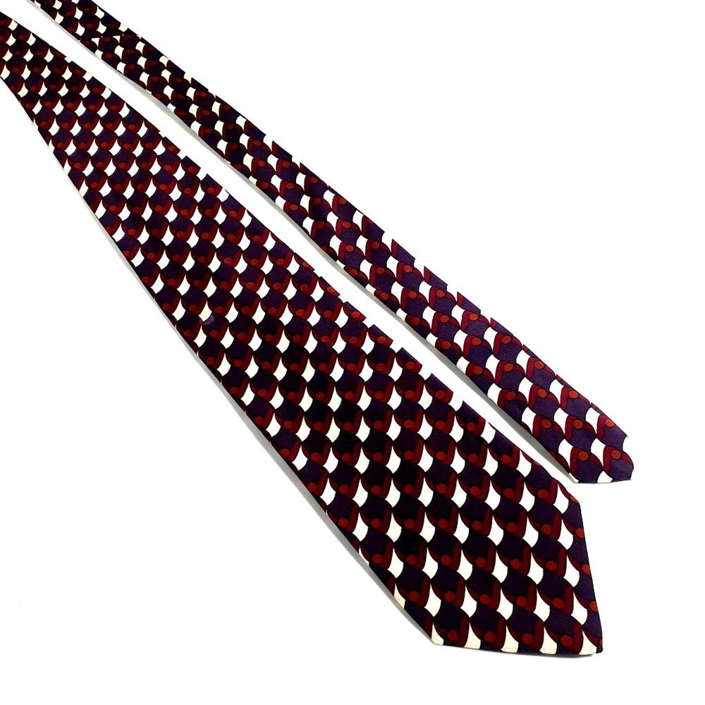 Brandini Mens Necktie Tie Vintage Imported Silk Designer Work Office Dad Gift